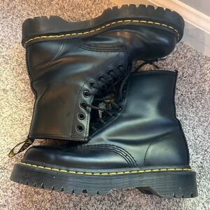 Dr. Martens Black Leather Boots